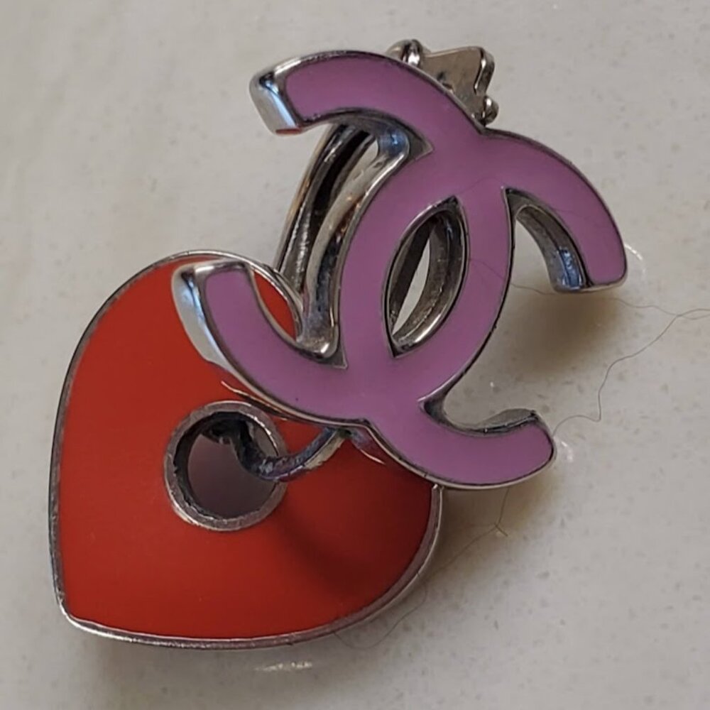 Chanel Coco Mark Earrings One Side Only used for two types of designs